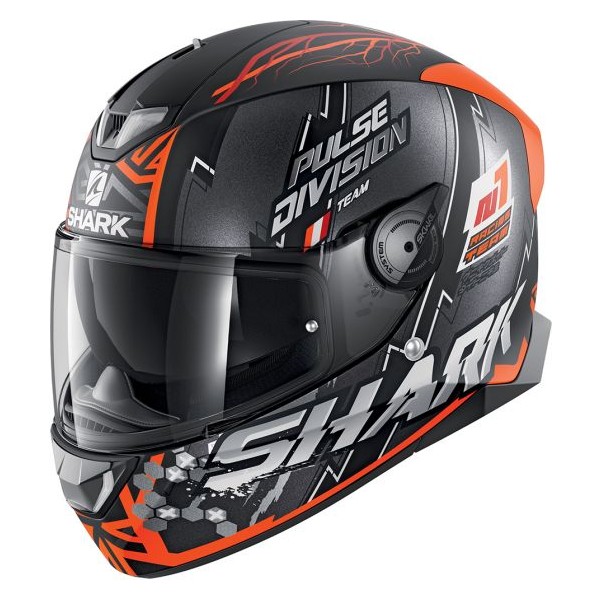Shark Helmets Skwal Noxxys Matt Black/Orange/Silver